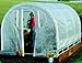 Greenhouse-Weatherguard Walk In Arched Top Garden Hot House Fully Enclosed - Screend Windows for Ventilation, Zippered Door (8'W x 12'L x 6'6