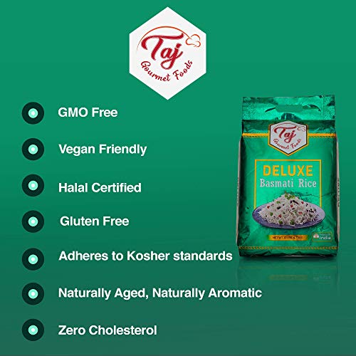 TAJ Original Basmati Rice, Extra Long Grain, Glycemic Index friendly
