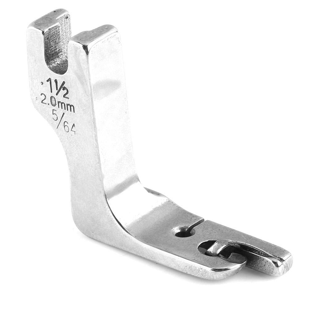 High Shank Rolled Hem Foot, Rolled Hem Presser Foot, Akozon Universal Industrial Single-needle Fat Bed Sewing Machine Rolled Hem Presser Foot (2.0mm)