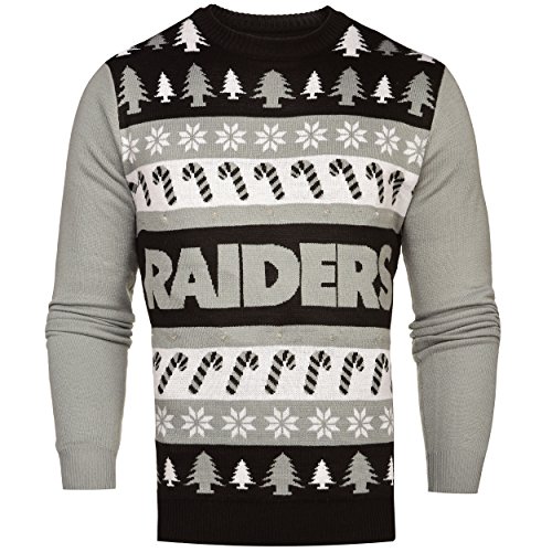 raiders light up sweater
