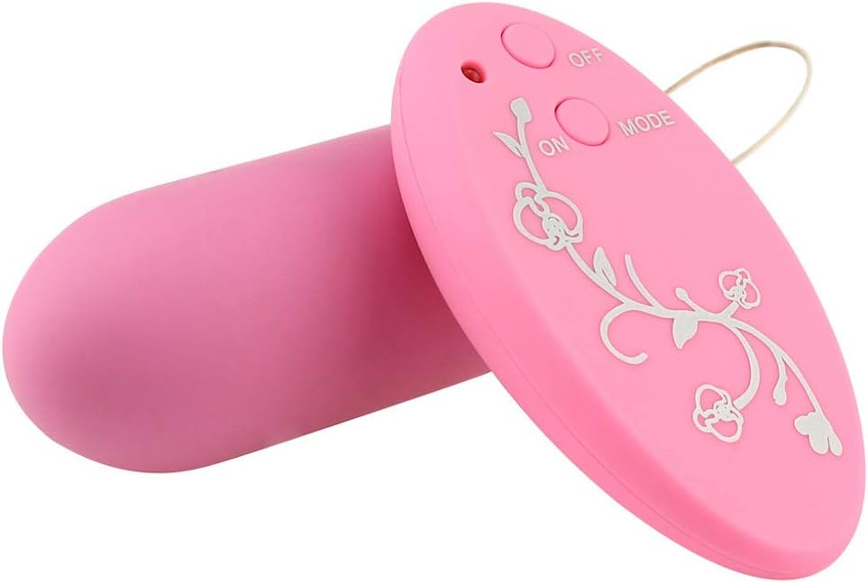 Yhua Wireless Remote Control Mutifrequency Print-ing Vi'brati-ng Eg-g Bod'y To'ol - Pink