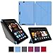 rooCASE Amazon Kindle Fire HDX 8.9 Case - (2014 Current Generation) Origami Slim Shell 8.9-Inch 8.9" Smart Cover with Landscape, Portrait, Typing Stand - BLUE