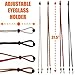Eyeglass Holder Chain [Pack of 4 + Bonuses] Premium Leather Eyewear Retainer - Womens Mens Sunglasses Eyeglasses Strap for Sports Travelers Drivers - Safety Glasses Strap - Never Lose Glasses Again