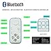 SUNNYPEAK Multi-functional Wireless Bluetooth Gamepad Controller Handheld Self Timer Compatible with Android/PC for Playing 3D VR Games Taking Pictures Music Player E-book Flip (Blue)