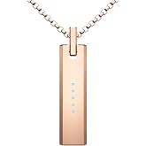 MIJOBS Necklace Compatible with Fitbit Flex 2 Band Stainless Steel Pendant Metal Accessory