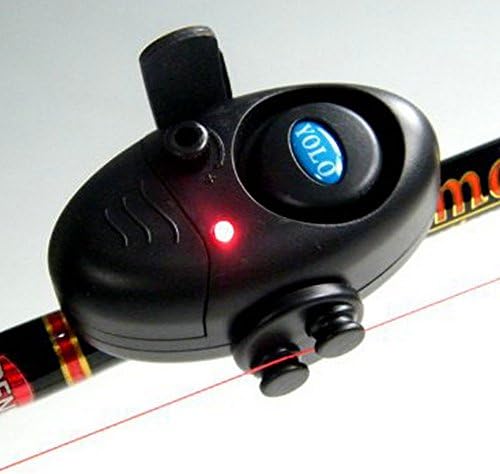 FJTANG 1 Pcs LED Fishing Fish Bite Alarm Bait Alarm Carp Coarse Bite Fishing Alarm Fishing Signal Device