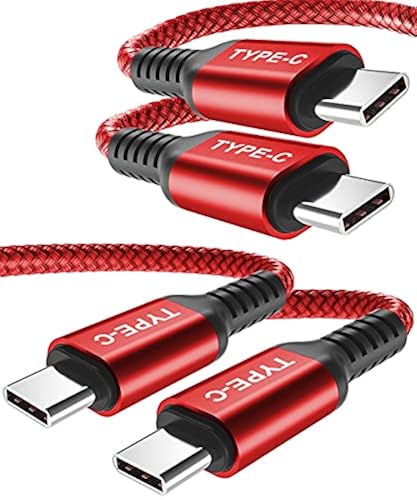 Basesailor USB Type C to C 100W Cable 10ft/2 Pack,Power Delivery