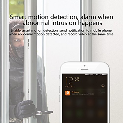 Ebitcam 1080P HD WiFi Outdoor Security Camera,Home Surveillance System, IP66 Weatherproof, Night Vision, Motion Detection Push Alerts,Smooth Real-Time Picture,Cloud Service - Thumbnail 5