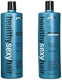Healthy Sexy Hair Sulfate-Free Soy Moisturizing Shampoo and Conditioner Liter Duo