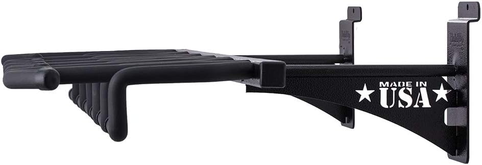 Hold Up Displays Slatwall 6 Gun Rack and Rifle Storage Holds Winchester Remington Ruger Firearms and More - Heavy Duty Steel - Made in USA: Sports & Outdoors