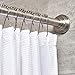 iDesign Metal Roller Shower Curtain Rings/Hooks for Standard Rods in Master, Guest, Kid's Bathroom, 1.5