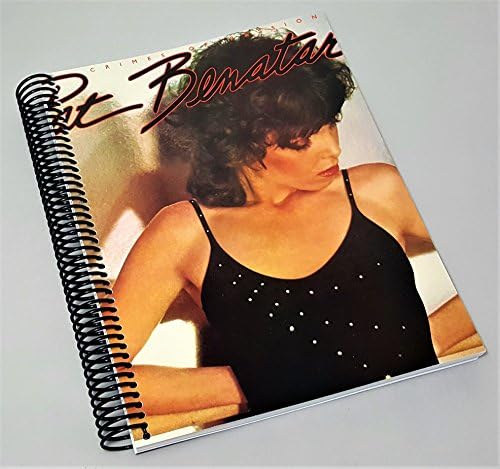 Pat Benatar - Crimes Of Passion Vinyl - Vinyl Record Notebook - 8.5 X 11 Notebook Journal - Birthday Gift For Mom - Album Cover Art - Journals - Vintage Albums - Gift For Music Lover