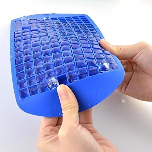 YingYing Home Eco-Friendly Food Grade 160 Cavity Silicone Ice Cube Tray Mini Ice Cubes Small Square Mold Ice Maker