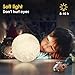 Phoebe 3D Moon Lamp,Dimmable Night Light for Kids,3 Color Hangable Home Decorative Light With Touch Control,5.1Inch