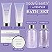 Bath and Body Gift Set – Luxurious 6 Pcs Bath Kit for Women, Body & Earth Spa Set with Lavender Scent – Bubble Bath, Shower Gel, Hand & Face Cream, Body Lotion, Hand Soap, Perfect Gift Box for Womenthumb 1