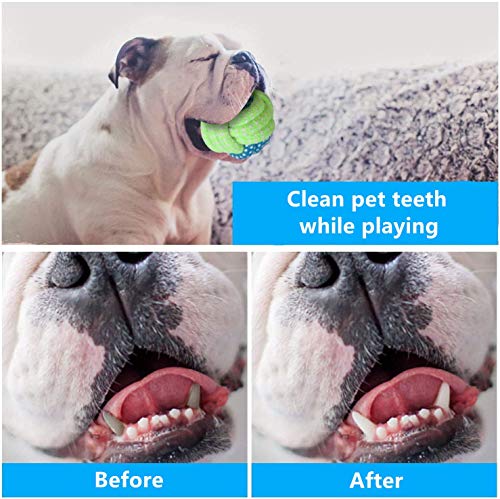 Dog Tough Rope Chewer Toys - Dog Tug of War Dog Indestructible Toy Teeth Cleaning for Aggressive Chewers Large Breed and Small Medium Breed - Washable Cotton Rope Dog Toy Set of 7