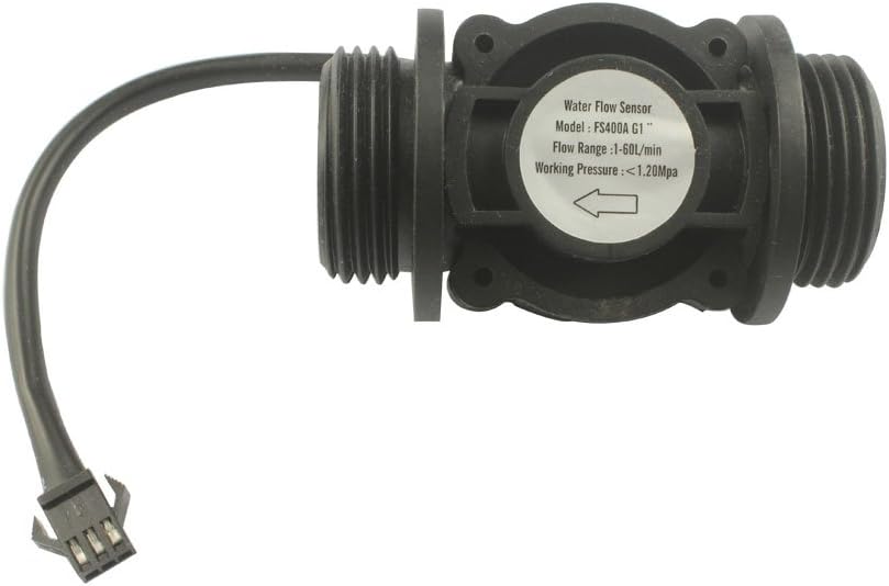 Generic DC 5~24V Water Flow Sensor Nylon + Fiber Glass DN25