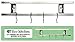 ECO KITCHEN 12 Inch Stainless Steel Magnetic Knife Holder - Magnetic Knife Strip with 4 Hooks - Knife Rack/Knife Bar for Kitchen Utensils and Cooking Sets - Save Your Space Now!