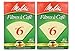 Melitta Cone Coffee Filters Number 6 40 Count (Pack of 2)