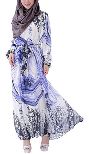 Aivtalk women muslim abaya chiffon dress islamic clothing long dr…