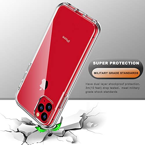 image for COOLQO Compatible for iPhone 11 Pro Max Case, with [2 x Tempered Glass