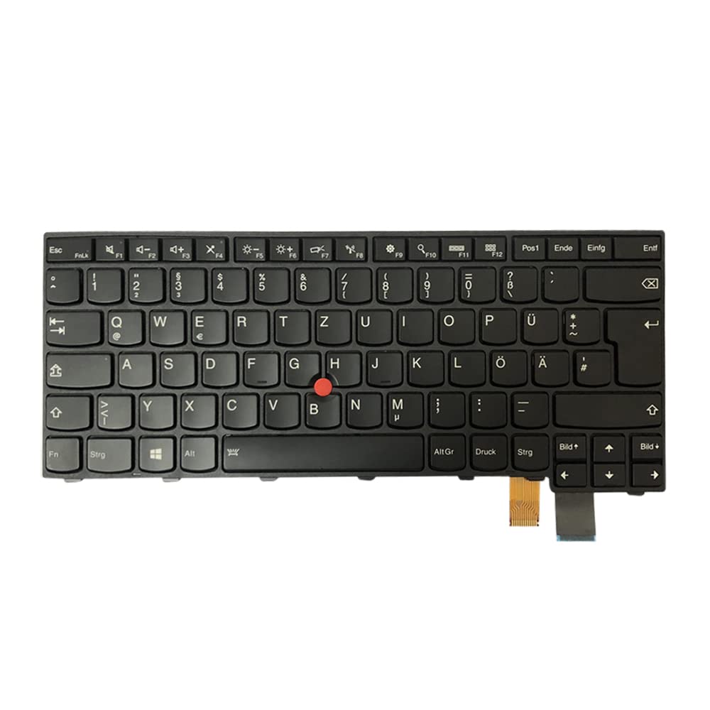 ZAHARA Keyboard for Lenovo ThinkPad T460P T460p T470P 20FW 20FX Keyboard Lighting German Layout