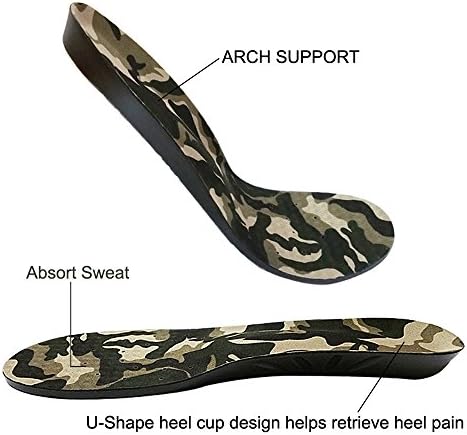 Shoe Insoles full length Memory Foam Orthotic Arch supports anti fatigue pain relief daily use cuttable Insoles Providing Excellent Shock Absorption and Cushioning unisex Insoles.