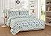 Luxury Home Collection Kids 3 Piece Twin Sheet Set Dinosaur White Blue Green Orange #DinoGreen (Twin Sheet)
