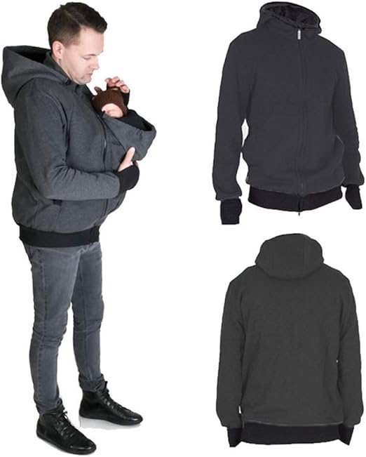 men's baby carrier hoodie