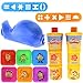 TownleyGirl Play-Doh Bath Soap Molder Set with 2 Stencils and 6 different colors of moldable soap