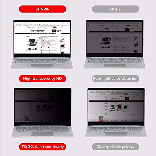 Magnetic MacBook Pro 16 inch Privacy Screen Compatible with MacBook Pro 16 Inch 2019 Released Model A2141, Easy On/Off Bubble-Free Design Privacy Screen MacBook Pro 16 inch - Thumbnail 4