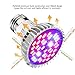 GLIME Led Grow Light Bulb,SMD 5730 Full Spectrum Bulb E27 Grow Plant Light Lamp for Flowering Lighting Indoor Garden Greenhouse and Hydroponic Aquatic