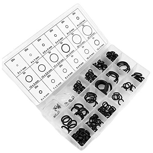 Rubber O Rings 225Pc Tap Seal Plumbing Washer Set Metric Assorted Rubber O Rings