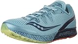 Saucony Women's Freedom ISO Running Shoe, Blue/Cotton, 8.5 B(M) US