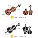 LEIZHAN 5x8GB USB Flash Drive Musical Instruments USB 2.0 Memory Stick Pendrive(Yellow Guitar,Red Guitar,Cello,Violin,Piano)
