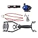 Toparchery Hunting Catapult Fishing Slingshot Kit with Shooting Rest, High Velocity Fishing Slingbow Set