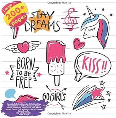 880 Go Girl Coloring Book HD