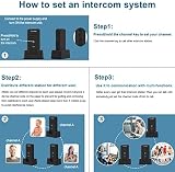 ChunHee Wireless Intercom System 16 Channel 3000ft 2W Talk Home Office Security view 5