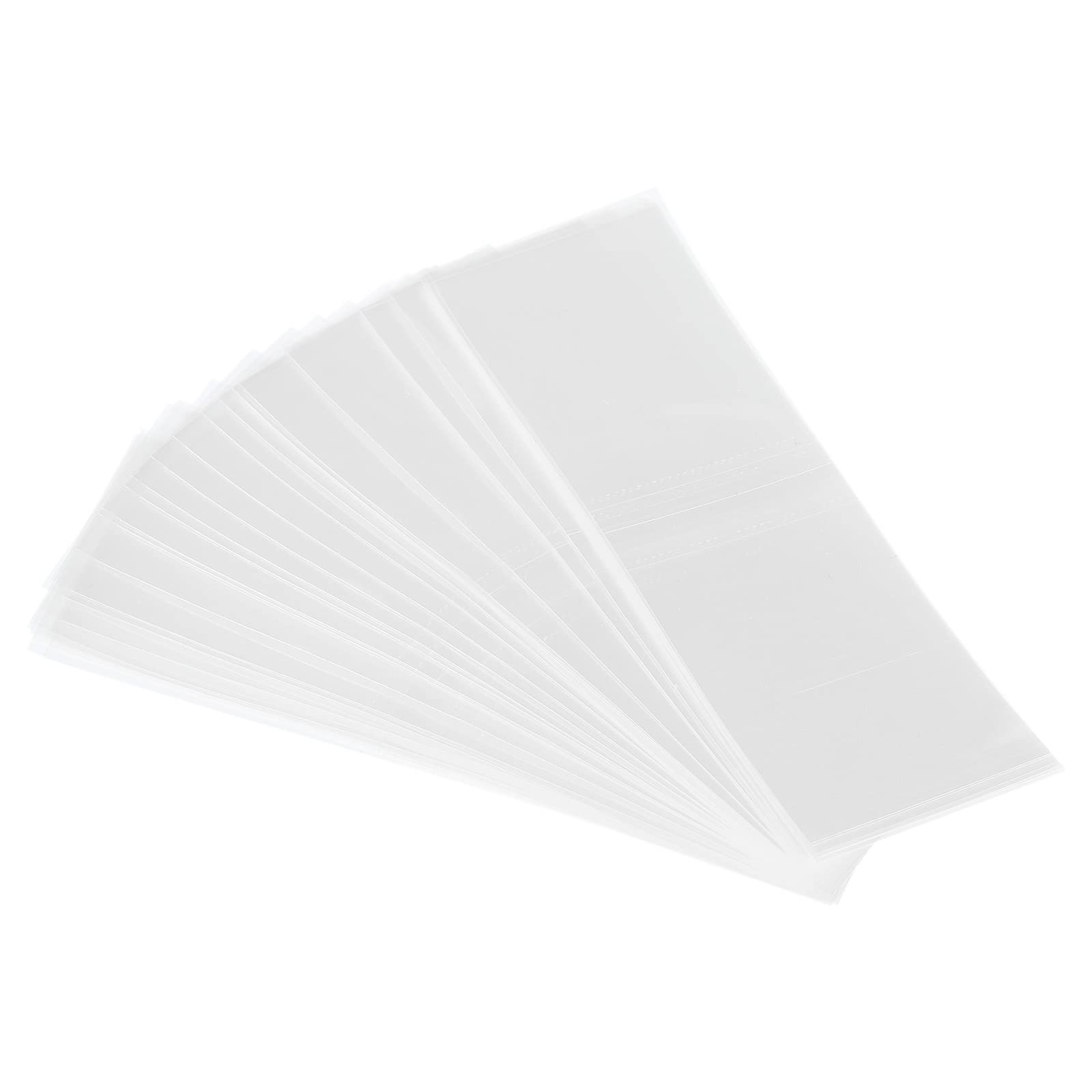 PATIKIL 92x30mm Perforated Shrink Bands, 400 Pack PVC Heat Shrink Wrap Band Fits Cap Diameter 2.2 to 2.24 Inch for Jars Cans, Clear