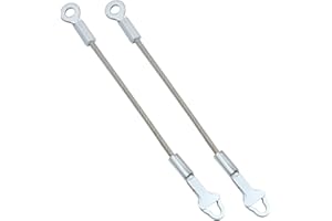 Anxingo 2 Pcs Tailgate Cables Lift Gate Support Straps 7081215 Compatible with 2005-2016 Polaris Ranger 500 700 800 900D