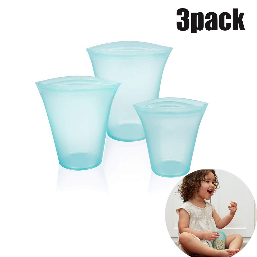 kitchen-dream Bolsas de Silicona para Alimentos Reutilizables ...