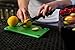 San Jamar Saf-T-Grip Plastic Cutting Board with Safety Hook, 6
