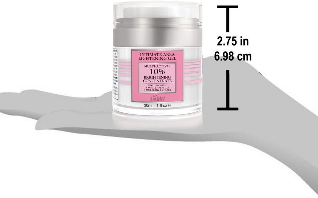 Divine Derriere Intimate Skin Lightening Gel for Body, Face, Bikini and Sensitive Areas - Skin Whitening Cream Contains Mulberry Extract, Arbutin, B-White Peptide 30ml / 1 oz. : Beauty