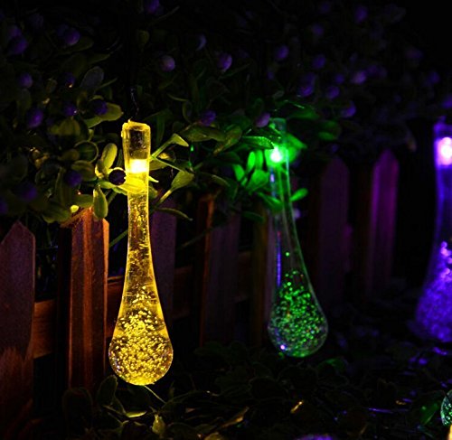 20LED Multi-colored Solar Outdoor Decorative String Lights - Waterproof Patio String Lights - Best Fairy String Lights