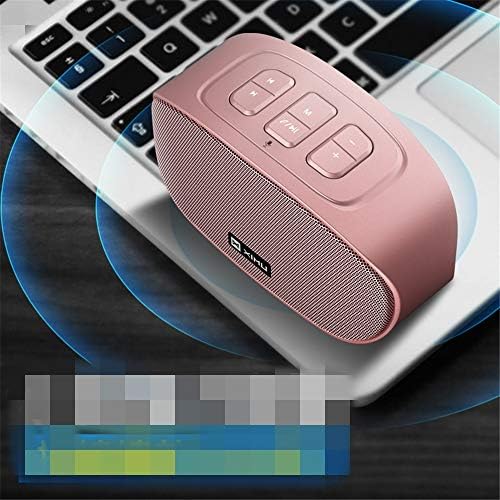 HYUYY Bluetooth Speaker Mini Subwoofer Portable Card Wireless Speaker Mobile Phone Notebook Speaker Outdoor Cannon, B