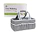 Wallaby Diaper Caddy Organizer Portable Storage Bin for Diapers, Wipes, Baby Bottles and more. Great for Home, Car, Travel or a Baby Shower Gift.