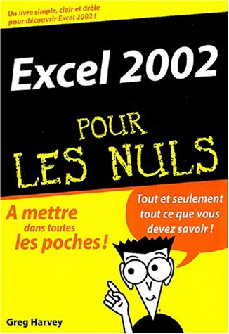 Excel 2002 poche pour les nuls by Harvey-G