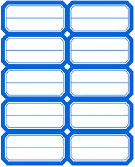 Amazon Co Jp ディーハウ 名前ラベル 手書きカラーラベル 防水 分類用 ステッカー 名前タグ 分類用 名札ラベルシール おしゃれ 100枚入 03ブルー 文房具 オフィス用品