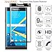 [2-Pack] Nacodex 3D Full Cover Tempered Glass Screen Protector for BlackBerry Priv - Black
