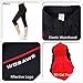 WOSAWE Women Cycling Shorts Bike 4D Gel Padded Workout Leggings, Size XL